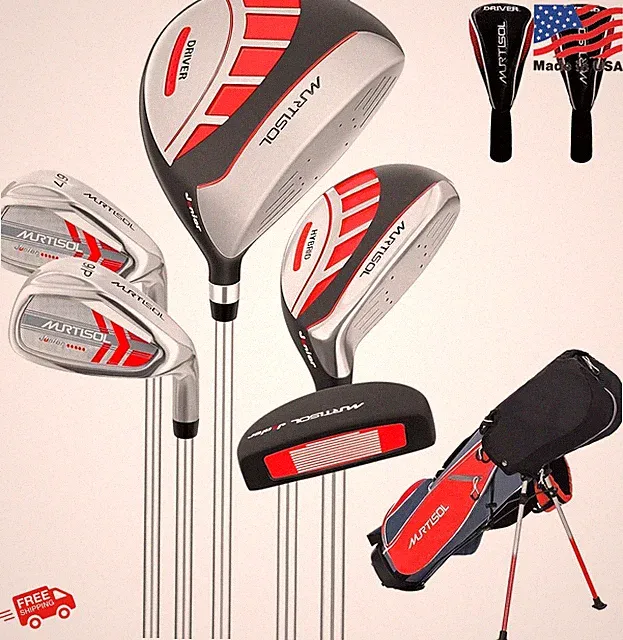 XDriveMax Junior Golf Club Set Red Right Hand 50-60 inches Ages 8-12