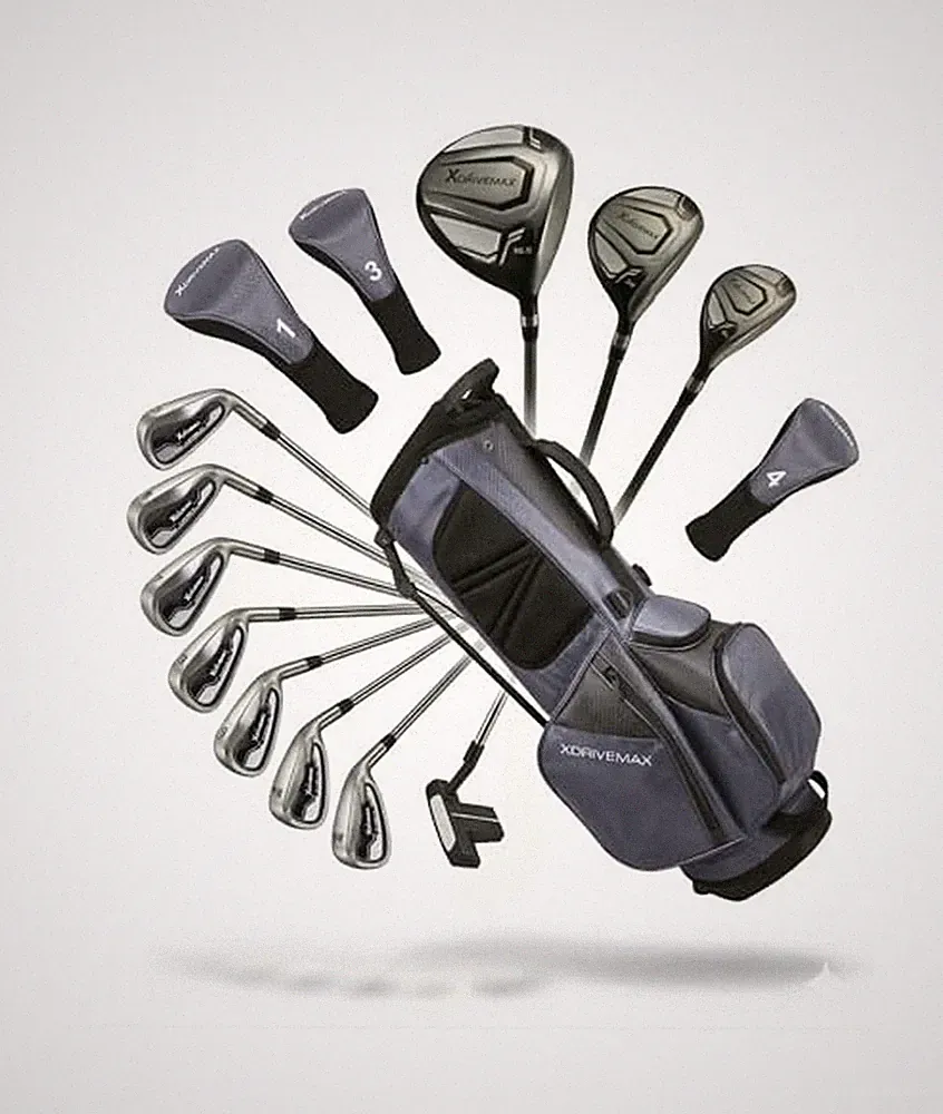XDriveMax Men's & Women's Complete Golf Clubs Set (11-Piece Package), Lightwe...