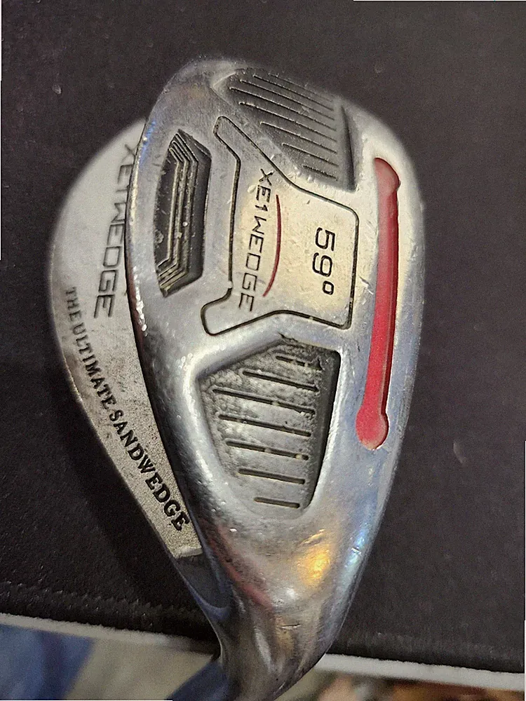 XE1 Wedge SW 59* 35"long Stiff Steel Shaft Jumbo Golf Pride Tour Wrap Grip