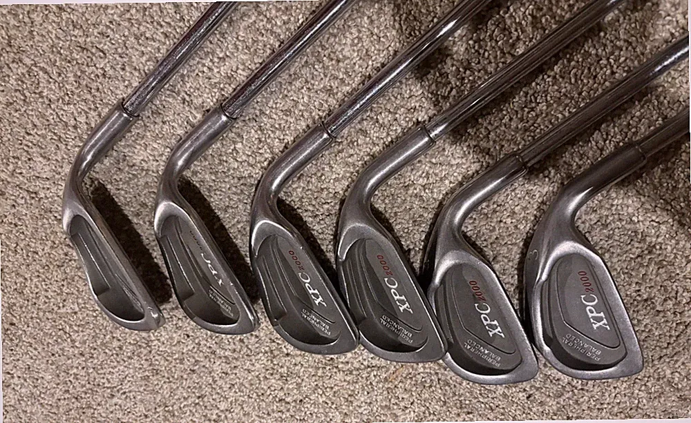 XPC 2000 Peripheral Balanced Iron Set 3-9 (3,4,6-9) Preowned Men's Golf Clubs