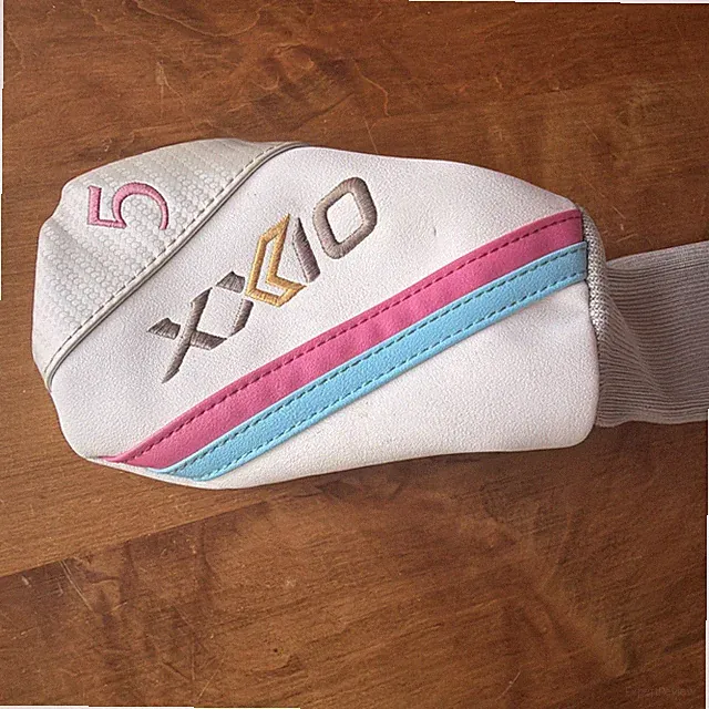 XX10 H5 Hybrid Headcover- sock pink blue gold grey