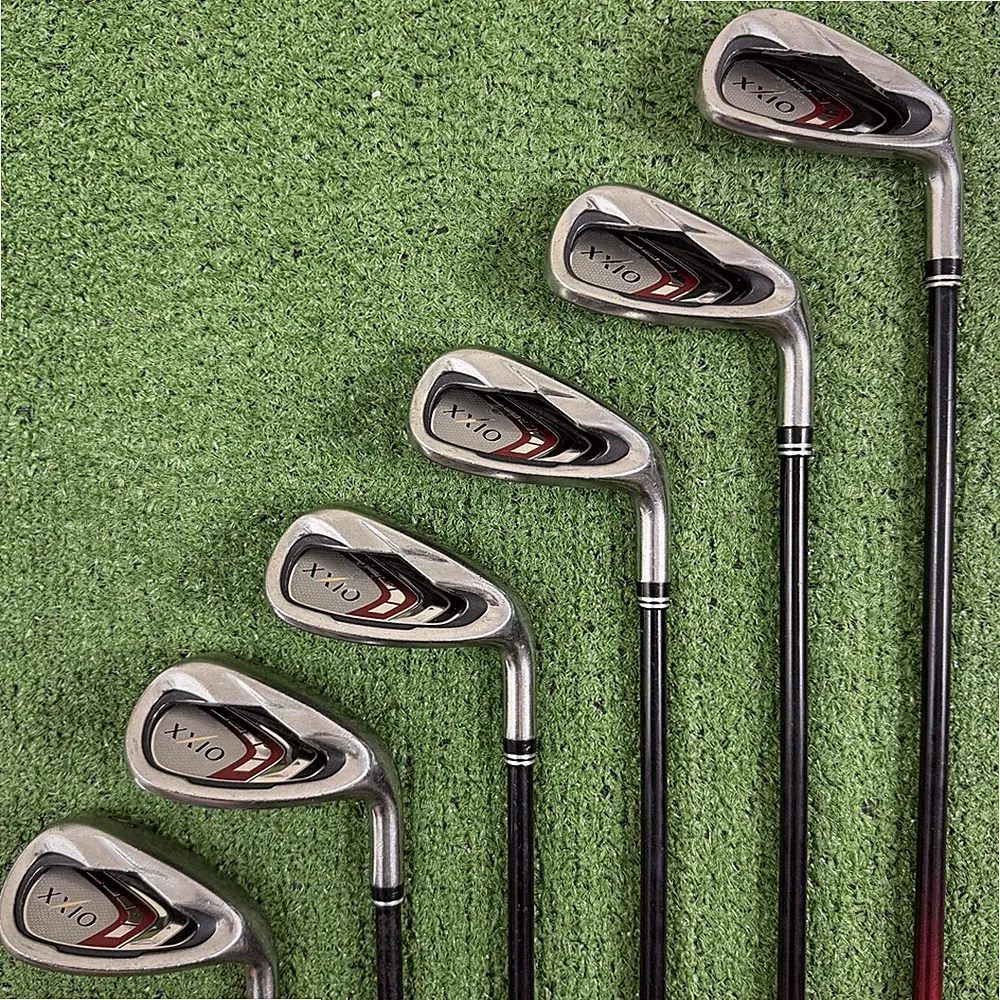 XXIO 9 Iron Set 7-PW AW SW Senior R2 Flex MP900 Graphite 52g Right Handed