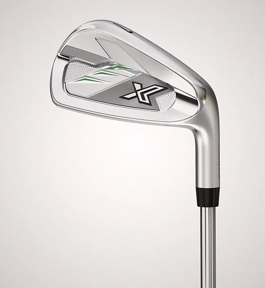 XXIO Golf Club 12 X Black 5-9 Iron Set Stiff Graphite Miyazaki AX-II Very Good