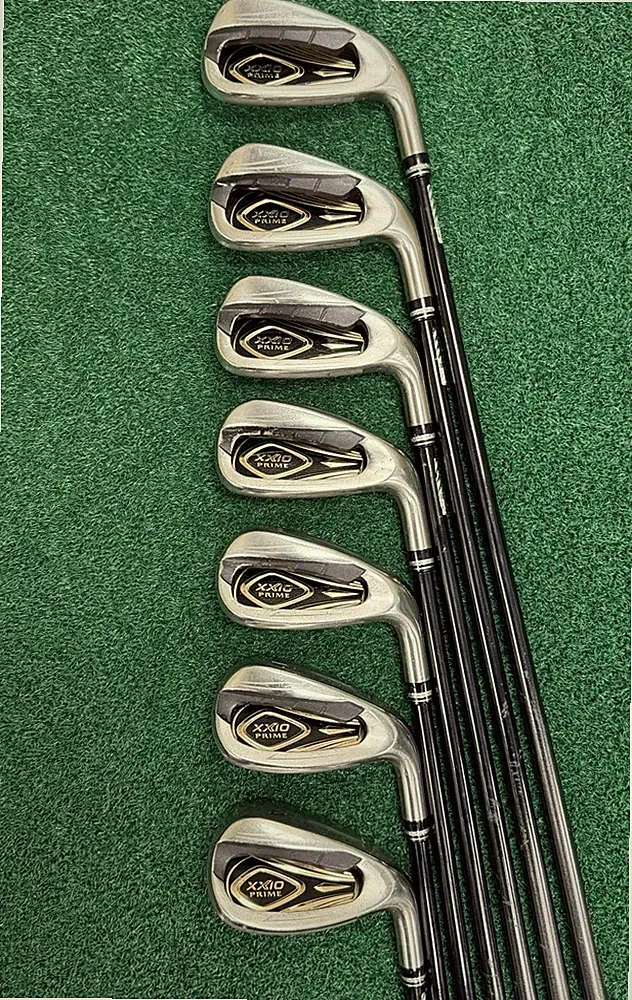 XXIO Prime 11 Men's Iron Set 5-PW+AW Graphite SP-1100 Shaft Regular MRH +1-1/2"
