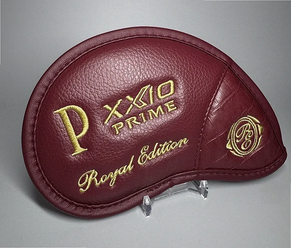 XXIO Prime Royal Edition P Pitching Wedge Headcover Maroon Gold Golf - Very Good