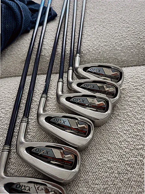 xxio-X model, iron set mens, graphite shafts