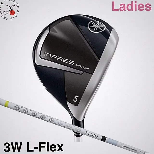 YAMAHA Inpres Drivestar Ladies Fairway Wood 3W 2025 ELDIO TM-325F Carbon L-Flex