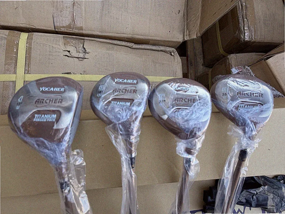 Yocaher Golf Club - Wood Set - Lady - Size 1-3-5-7, 43 Length