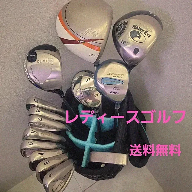 YONEX Ladies Golf Club Set Beginner, Driver, Fairway Woods, Irons, Putter