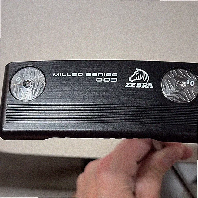 Zebra Milled Series 003 Putter RH Steel Shaft Lamkin Grip w/ Headcover