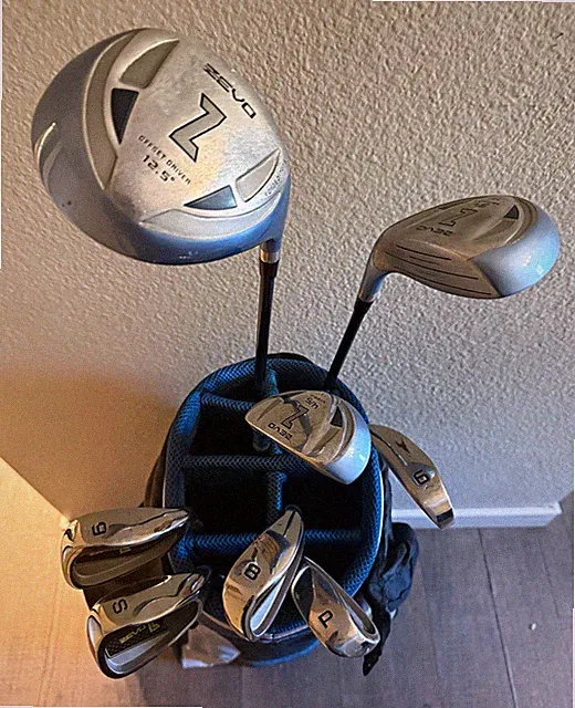 ZEVO Z1 Golf Club Set 8 Clubs Driver 3W 4/5 6 8 9 PW SW Right Handed Woman’s
